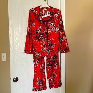 Red pajama set. Size S. NWT